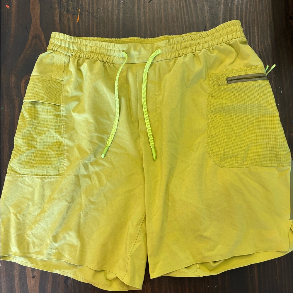 Lululemon Athletica Yellow Shorts